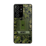 Personalized Swedish Soldier Camo Phone Case Printed 22JUL-DT30