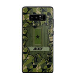 Personalized Swedish Soldier Camo Phone Case Printed 22JUL-DT30