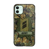 Personalized German Soldier Camo Phone Case Printed 22JUL-DT30