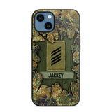 Personalized German Soldier Camo Phone Case Printed 22JUL-DT30