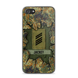 Personalized German Soldier Camo Phone Case Printed 22JUL-DT30