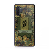 Personalized German Soldier Camo Phone Case Printed 22JUL-DT30