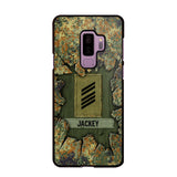 Personalized German Soldier Camo Phone Case Printed 22JUL-DT30