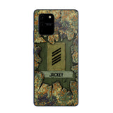 Personalized German Soldier Camo Phone Case Printed 22JUL-DT30