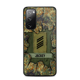 Personalized German Soldier Camo Phone Case Printed 22JUL-DT30