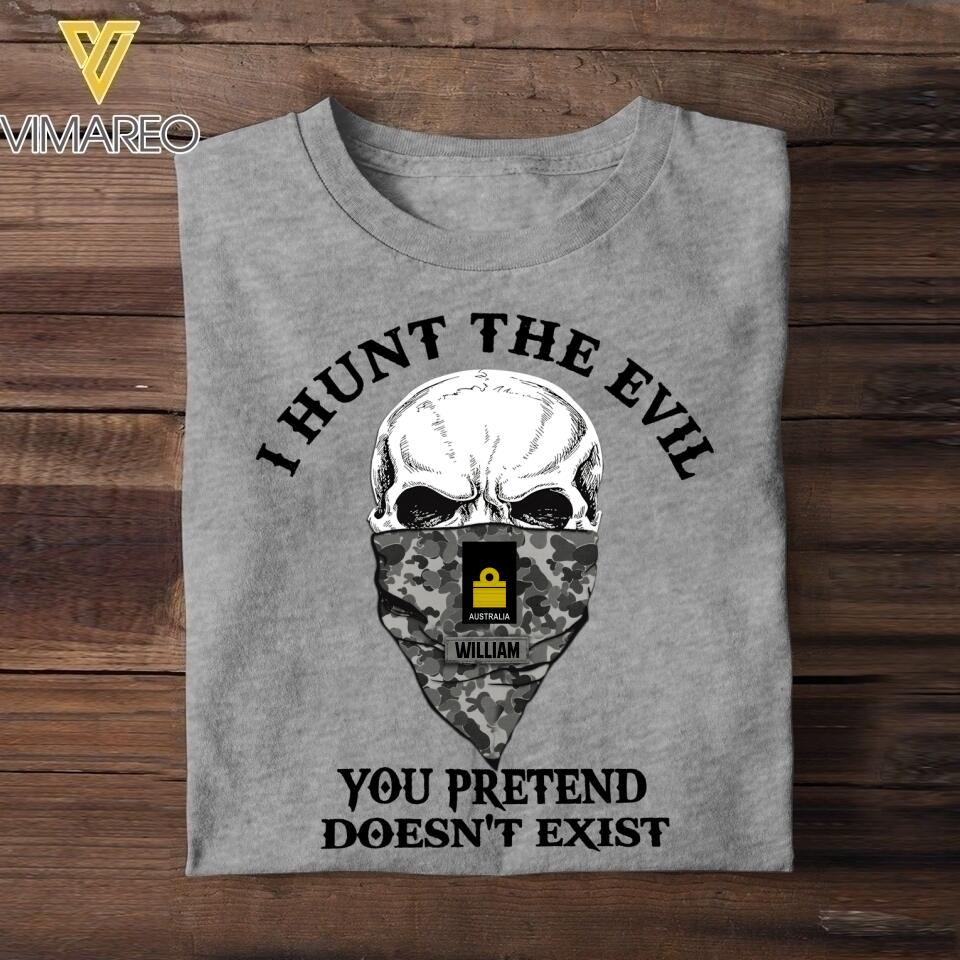 Personalized Australian Navy Soldier/Veterans Tshirt Printed 22JUY-HC02
