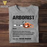 Personalized Arborist Tshirt Printed 22JUY-HQ02