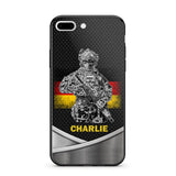 Personalized German Soldier/Veterans Phone Case Printed 22JUY-HY02