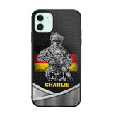 Personalized German Soldier/Veterans Phone Case Printed 22JUY-HY02