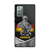 Personalized German Soldier/Veterans Phone Case Printed 22JUY-HY02