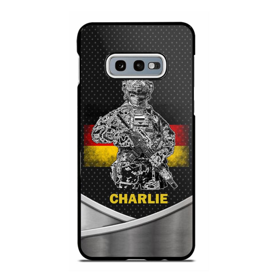 Personalized German Soldier/Veterans Phone Case Printed 22JUY-HY02