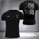 DH Personalized Swedish Veterans/Soldier Tshirt 3D Printed DT0407