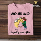 Personalized And She Lived Happily Ever After Tshirt Printed NQHC0407