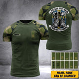 DH Personalized Swedish Veterans/Soldier Tshirt 3D Printed DT0507