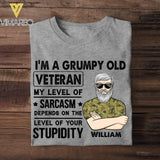 Personalized Australian Veterans/Soldier Tshirt Printed 22JUY-HC08