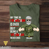 Personalized Canadian Veterans/Soldier Tshirt Printed 22JUY-DT12