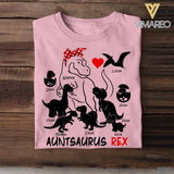 Personalized Auntsaurus Rex Tshirt Printed 22JUY-DT12