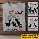 Personalized Auntsaurus Rex Tshirt Printed 22JUY-DT12
