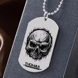 Personalized Don't Ever Mistake Skull Necklaces Printed NQDT1207