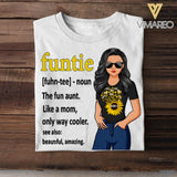 Personalized Funtie - Aunt Tshirt Printed NQHC1307