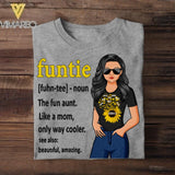 Personalized Funtie - Aunt Tshirt Printed NQHC1307