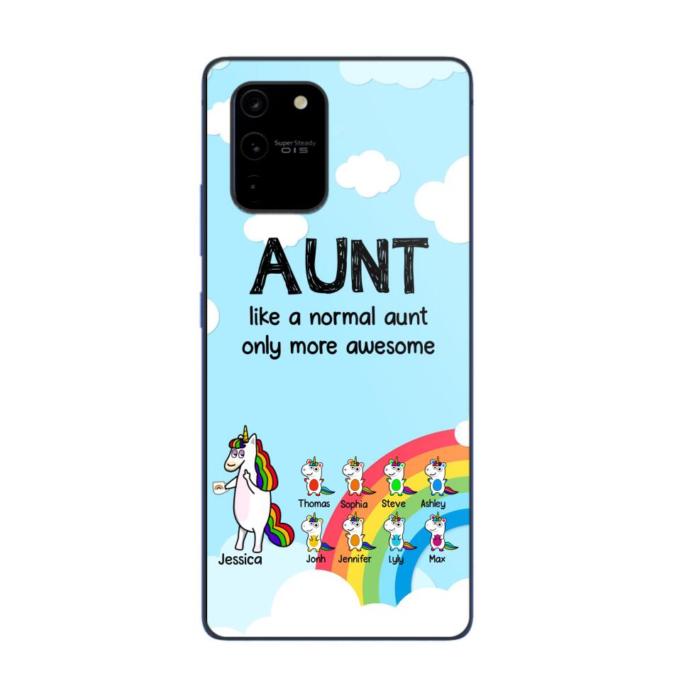 Personalized Aunt Like A Normal Aunt Only More Awesome Phone Case Printed NQHY1407