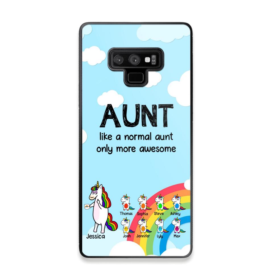 Personalized Aunt Like A Normal Aunt Only More Awesome Phone Case Printed NQHY1407