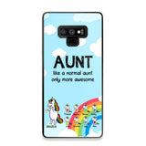 Personalized Aunt Like A Normal Aunt Only More Awesome Phone Case Printed NQHY1407
