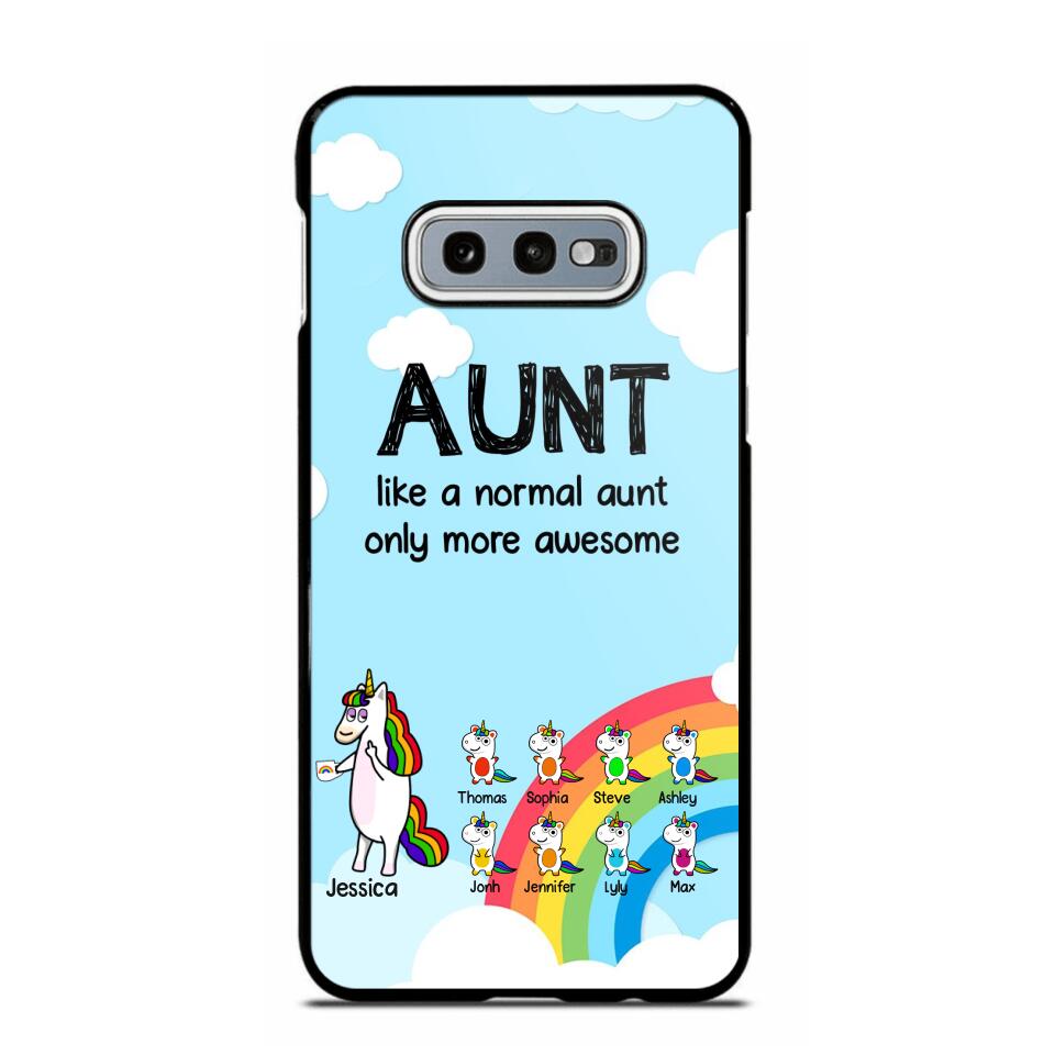 Personalized Aunt Like A Normal Aunt Only More Awesome Phone Case Printed NQHY1407