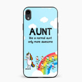 Personalized Aunt Like A Normal Aunt Only More Awesome Phone Case Printed NQHY1407
