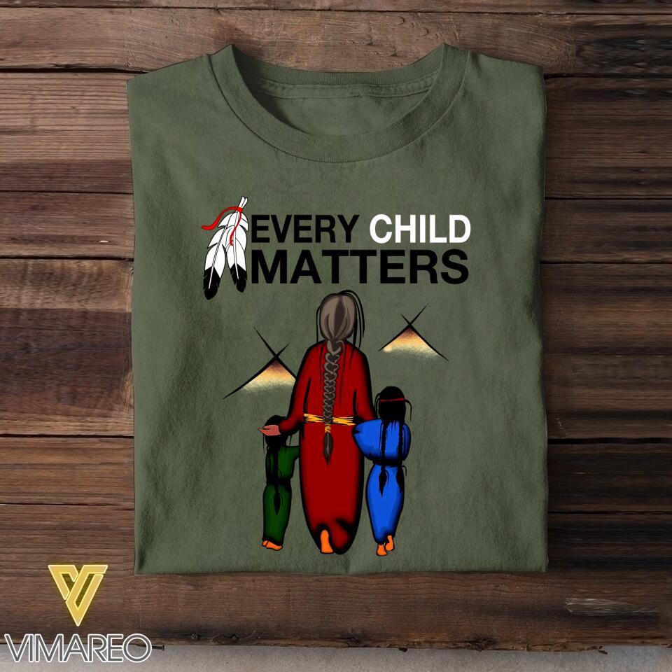 Personalized Every Child Matters Tshirt Printed QTDT1407