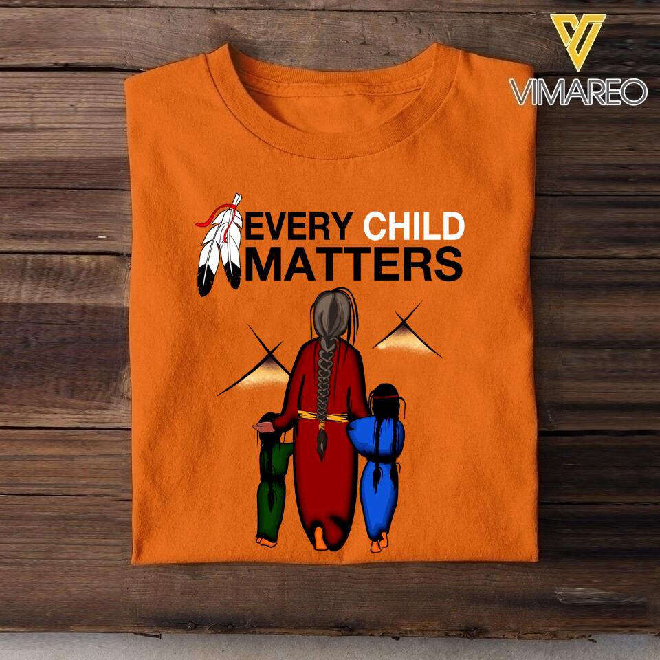 Personalized Every Child Matters Tshirt Printed QTDT1407