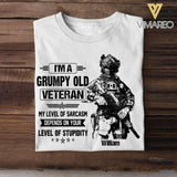 Personalized Canadian Veterans/Soldier Tshirt Printed 22JUY-HQ14