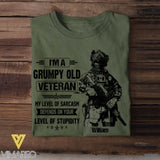 Personalized Canadian Veterans/Soldier Tshirt Printed 22JUY-HQ14
