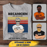 Personalized Belgium Mecanicien Tshirt Printed 22JUY-HY15
