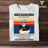 Personalized Belgium Mecanicien Tshirt Printed 22JUY-HY15