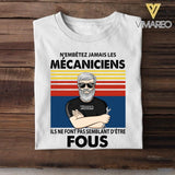 Personalized Belgium Mécanicien Tshirt Printed 22JUY-HY15