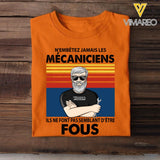 Personalized Belgium Mécanicien Tshirt Printed 22JUY-HY15