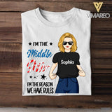 Personalized Sisters Shirt – I’m The Middle Sister Tshirt Printed 22JUY-DT16