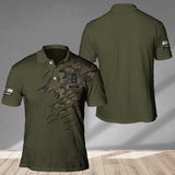 Personalized Poland Veteran/ Solider Camo Polo Shirts 3D Printed QTDT1807