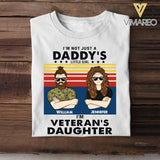 Personalized Australian Veterans's Daughter Tshirt Printed 22JUY-HC19