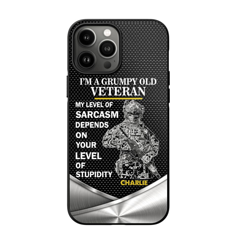 Personalized Netherland Veterans/Soldier Phone Case Printed 22JUY-HY19
