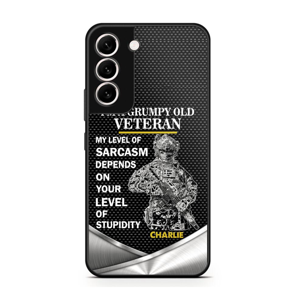 Personalized Netherland Veterans/Soldier Phone Case Printed 22JUY-HY19