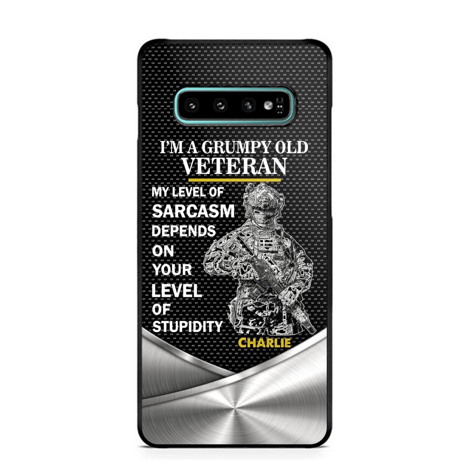 Personalized Netherland Veterans/Soldier Phone Case Printed 22JUY-HY19