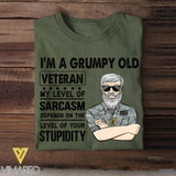 Personalized U.S Veterans's/Soldier Tshirt Printed 22JUY-HC20