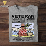 Personalized Canadian Veterans/Soldier Tshirt Printed 22JUY-DT25