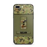 Personalized Australian Soldier/Veterans Phone Case Printed 22JUY-HY26