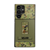 Personalized Australian Soldier/Veterans Phone Case Printed 22JUY-HY26