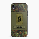 Personalized German Soldier/Veterans Phone Case Printed 22JUY-HY26