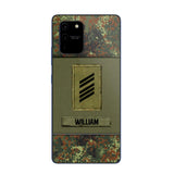 Personalized German Soldier/Veterans Phone Case Printed 22JUY-HY26